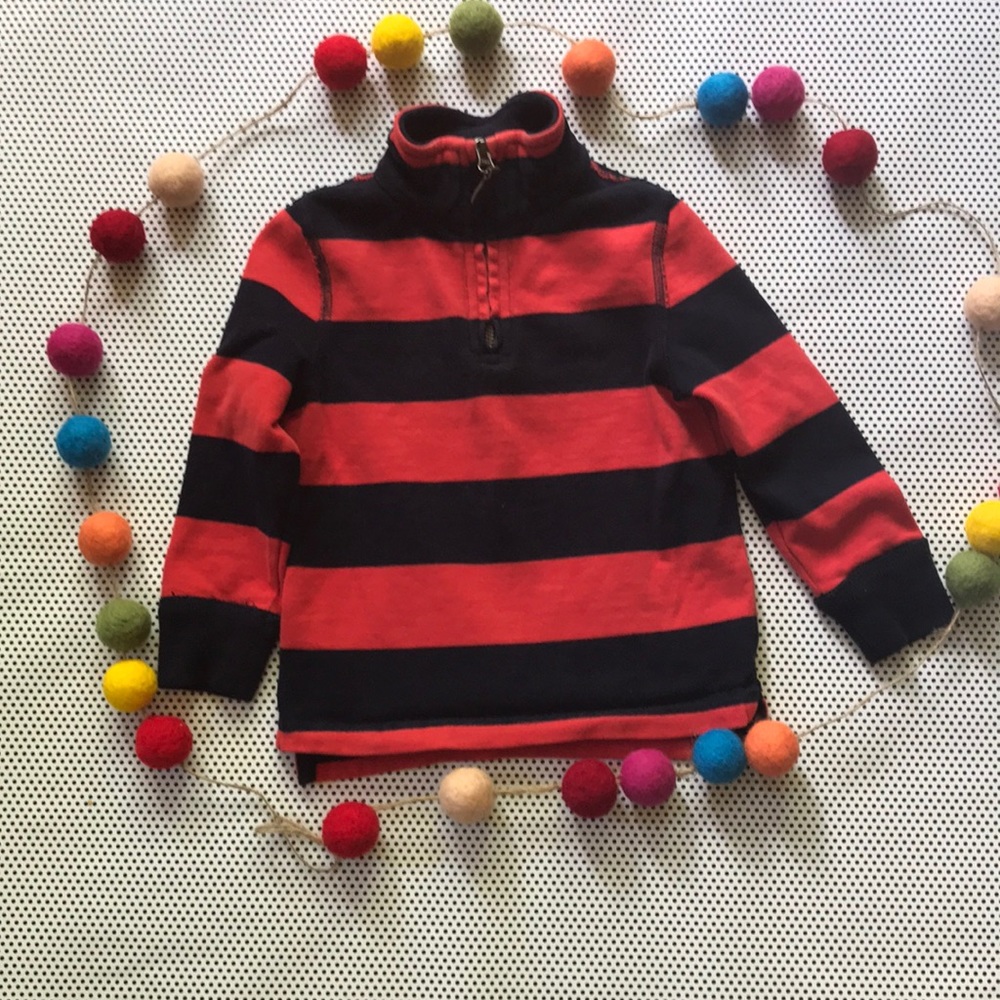 Crewcuts zip up turtle neck sweatshirt